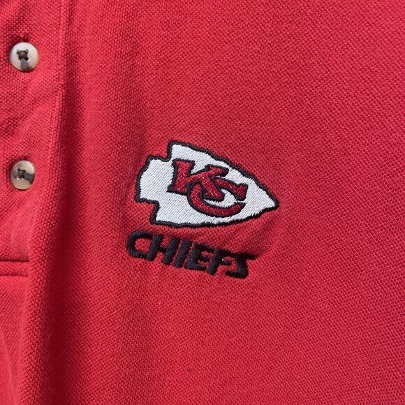 Lee Sport Polo Shirt Mens XL KC CHIEFS  NFL Embroidered Polo - Picture 3 of 5